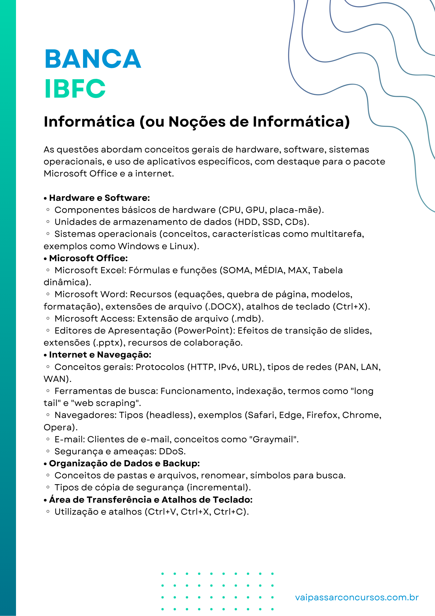 Exemplo — Banca IBFC